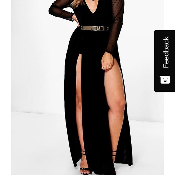 boohoo maxi dresses plus size